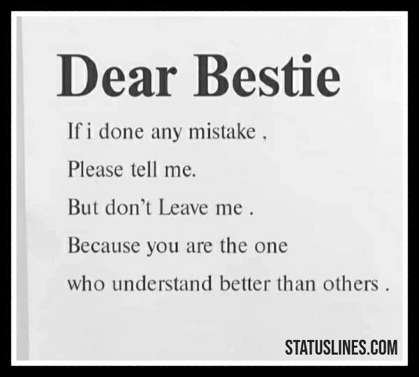 Best Friend Quotes Best Friend Status STatus Lines